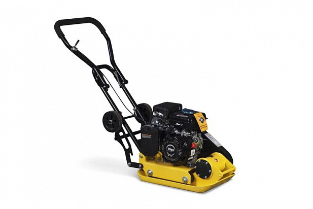 Виброплита 45 кг, 8,5кН (Loncin) без бака, коврик, колесный комплект TOR T-50