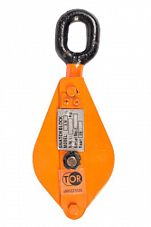 Блок монтажный однорольный с  ушком TOR HQG(L) K1-0,5 т с откидной щекой (G)